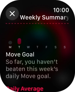 Press the Digital Crown several times to return to the main menu.