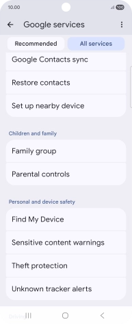Press Find My Device.