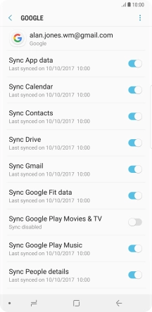 Press the Home key to return to the home screen.