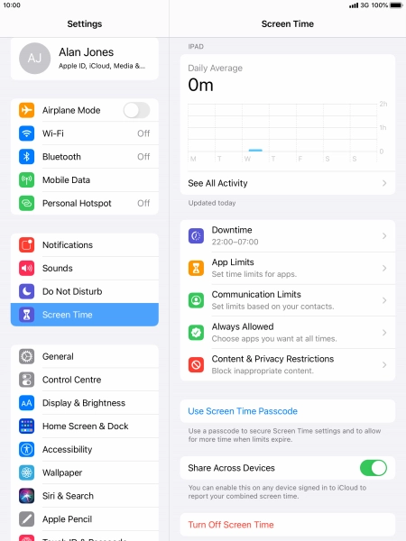 Press See All Activity.