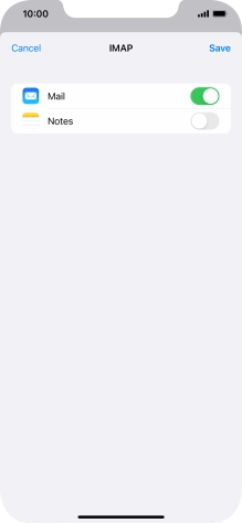Press Save. Your email account has now been set up. To select more settings for incoming and outgoing server, proceed with the following steps.