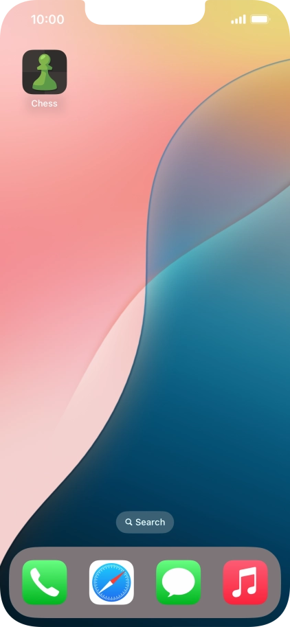 Press and hold the required app.