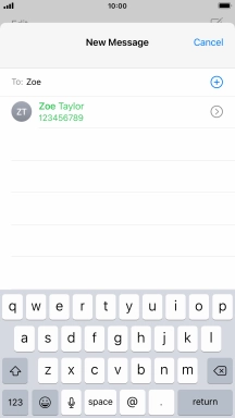 Press the required contact.