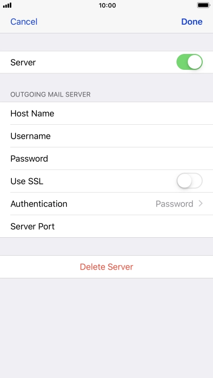 Press Authentication.