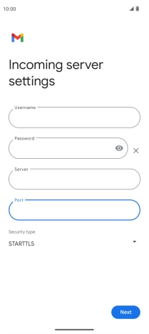 Press the drop down list below 