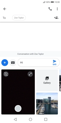 Press Gallery and go to the required folder.