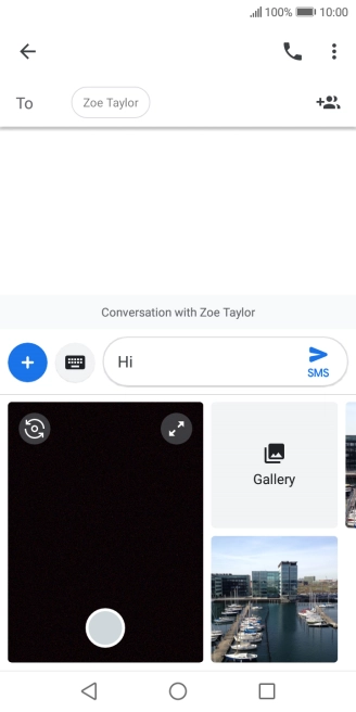 Press Gallery and go to the required folder.