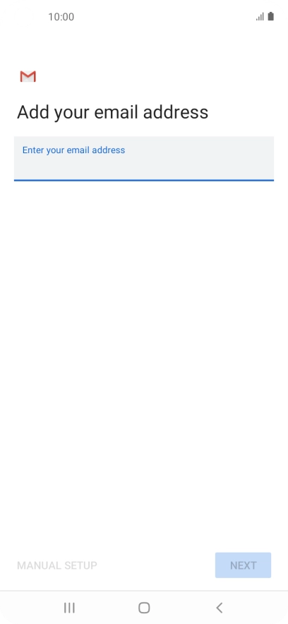 Press the field below 