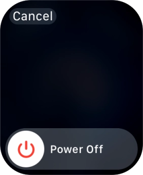 Press and drag the power off icon right.