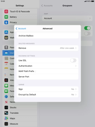 Press Authentication.