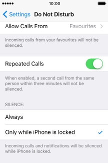 Press Always if you want to set your phone to silent mode permanently.
