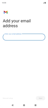 Press the field below 