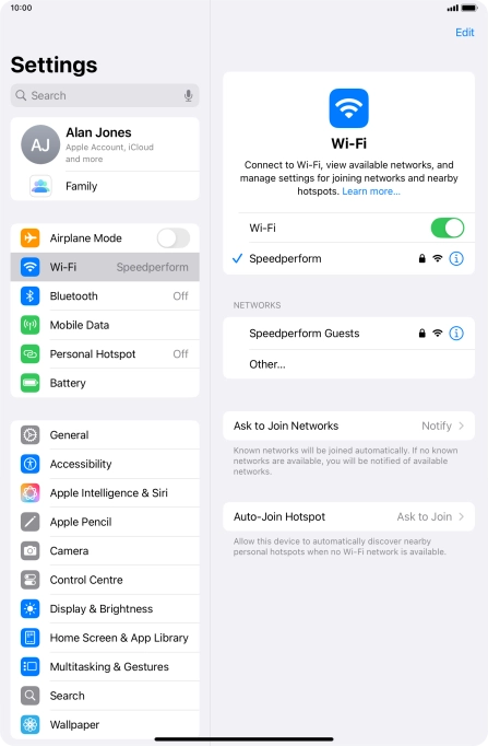 Slide your finger upwards starting from the bottom of the screen to return to the home screen.