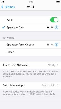 Press the Home key to return to the home screen.