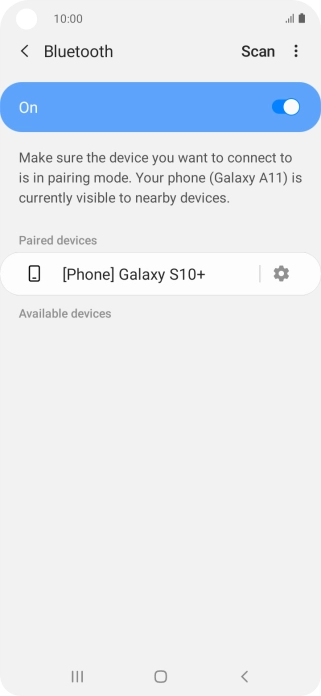 Press the Home key to return to the home screen.