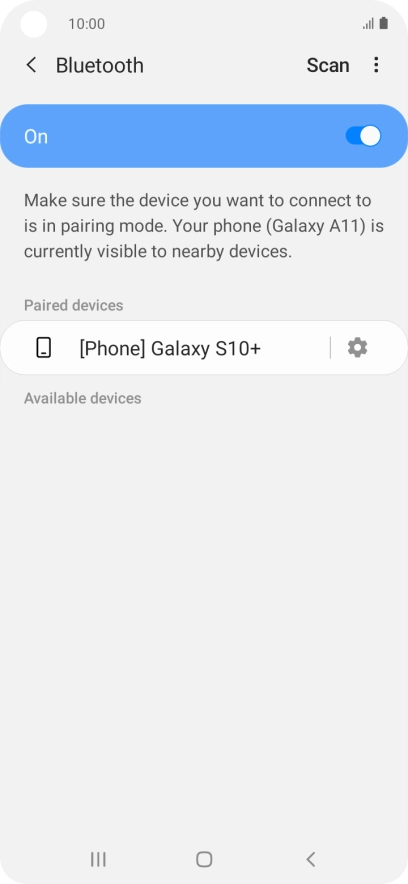 Press the Home key to return to the home screen.