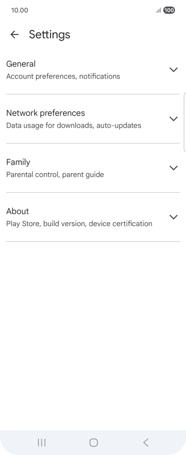 Press Network preferences.