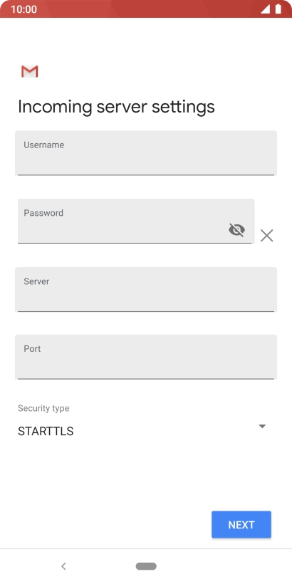 Press the field below 