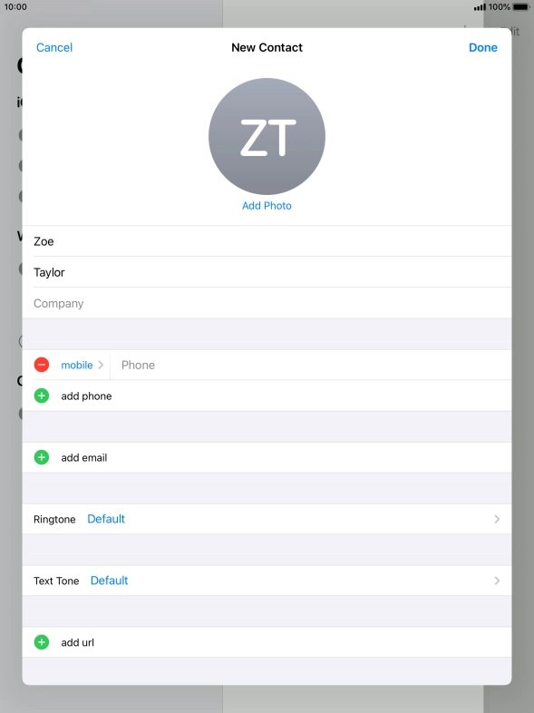 Press Phone and key in the required phone number.