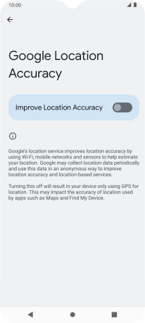 If you press the indicator next to 