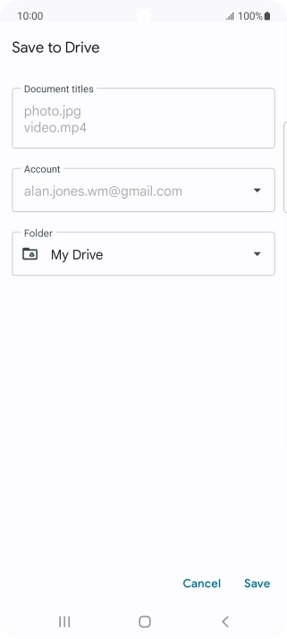 Press the field below 