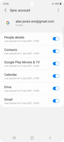 Press the Home key to return to the home screen.
