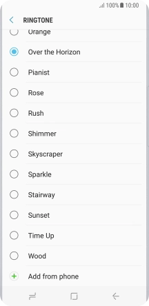 Press Add from phone.