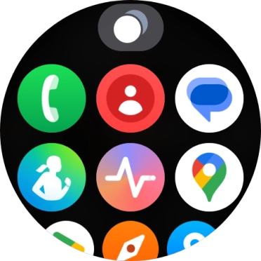 Press the Google Maps icon.