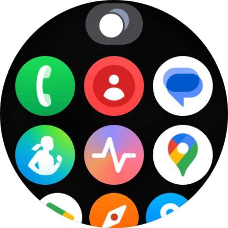 Press the Google Maps icon.