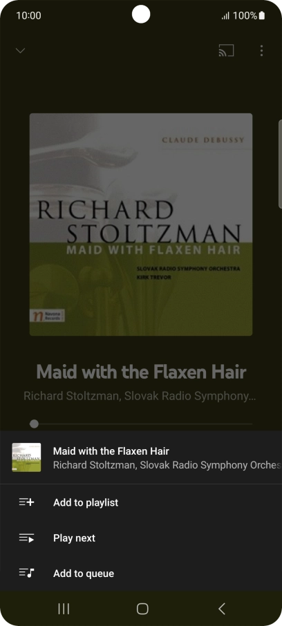 Press Add to playlist.