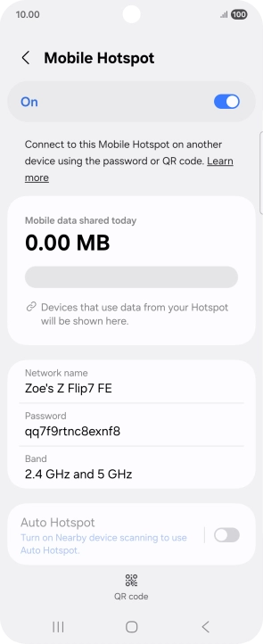 Press the Home key to return to the home screen.