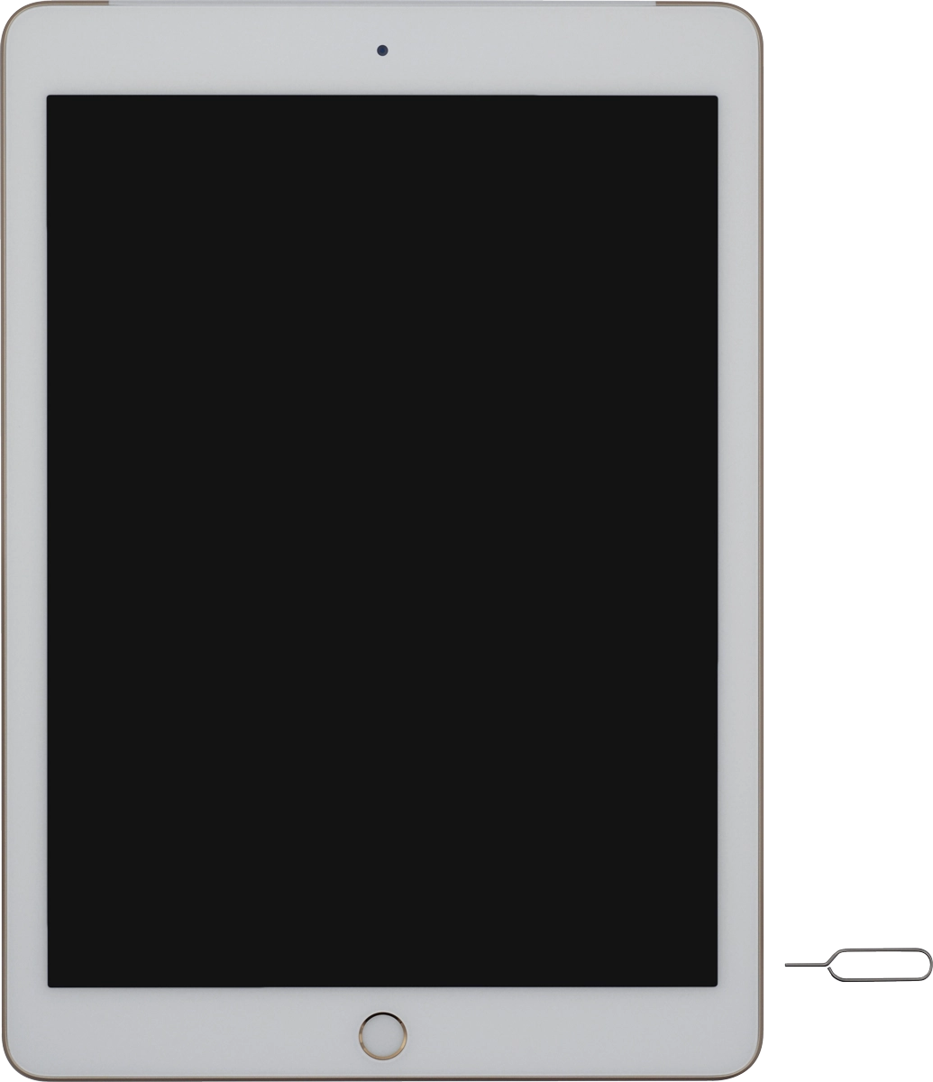 Find the opener for the SIM holder.