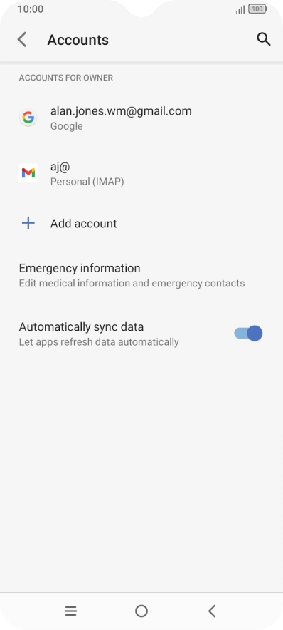 Press the Home key to return to the home screen.