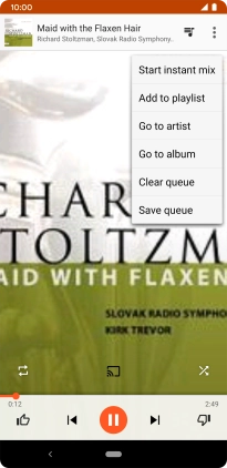 Press Add to playlist.