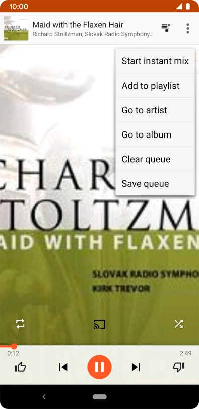 Press Add to playlist.