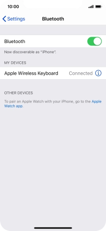 Slide your finger upwards starting from the bottom of the screen to return to the home screen.
