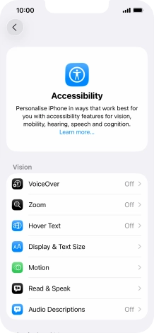 Press the required category below 