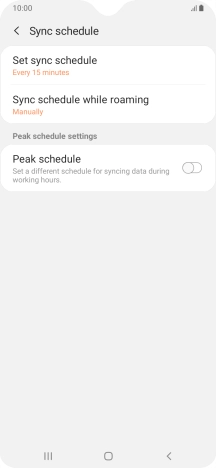 Press the Home key to return to the home screen.