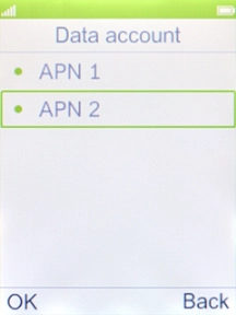 Select the required data connection.