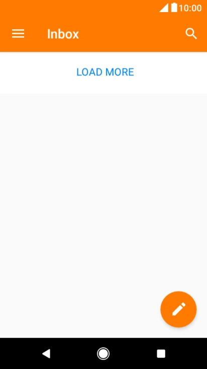 Press the new email message icon.