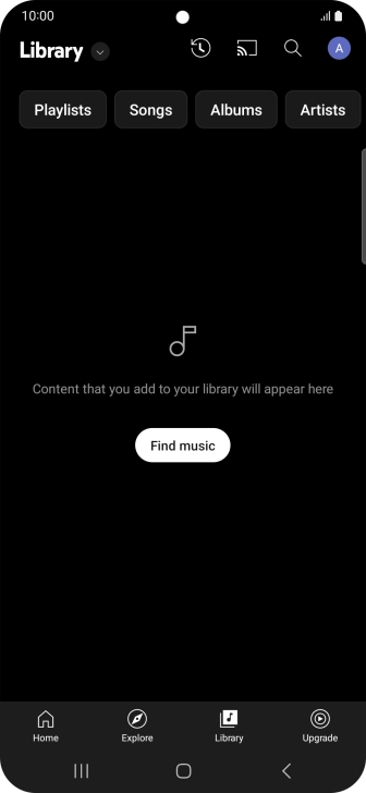 Press the drop down list.