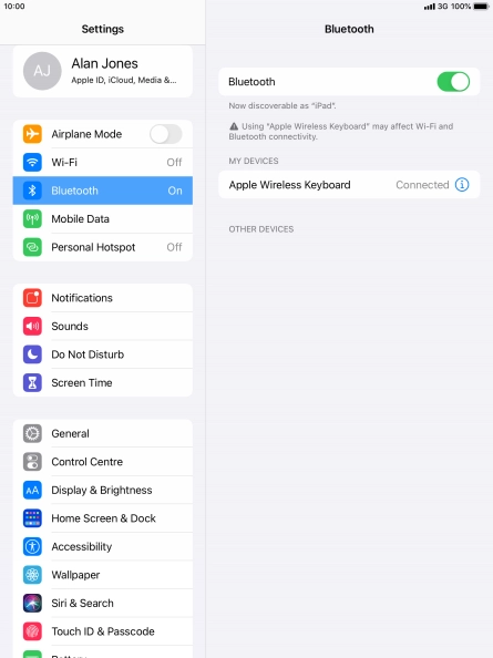 Press the Home key to return to the home screen.