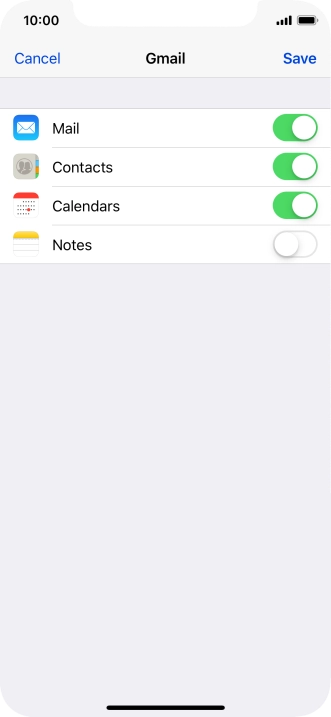 If this screen is displayed, you email account has been recognised and set up automatically. Follow the instructions on the screen to key in more information and finish setting up your phone.