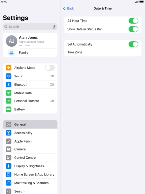 Press the Home key to return to the home screen.