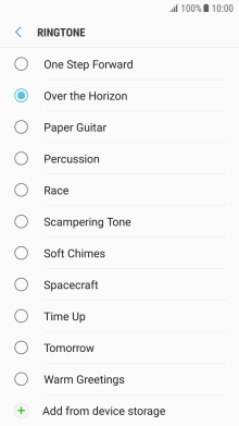 Press Add from device storage.