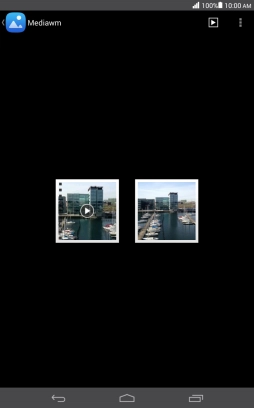 Press and hold the required picture or video clip.