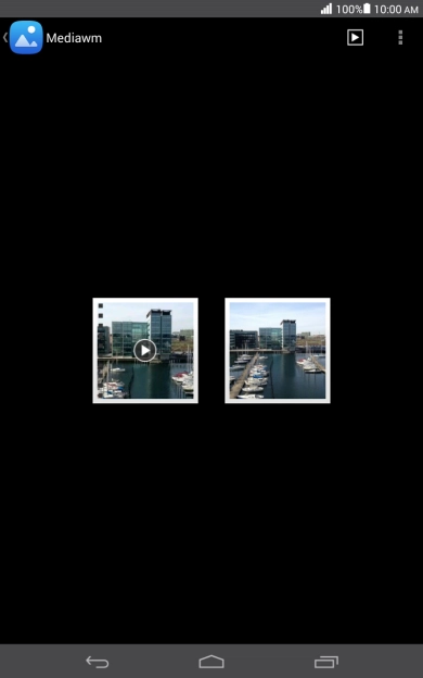 Press and hold the required picture or video clip.