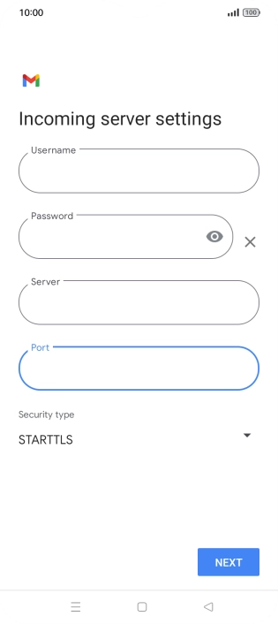 Press the drop down list below 