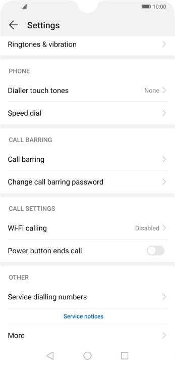 Press Wi-Fi calling.