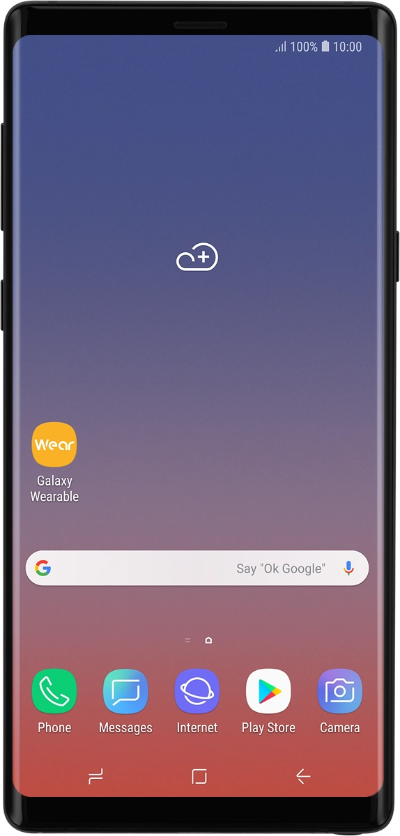 On your phone: Press Galaxy Wearable.